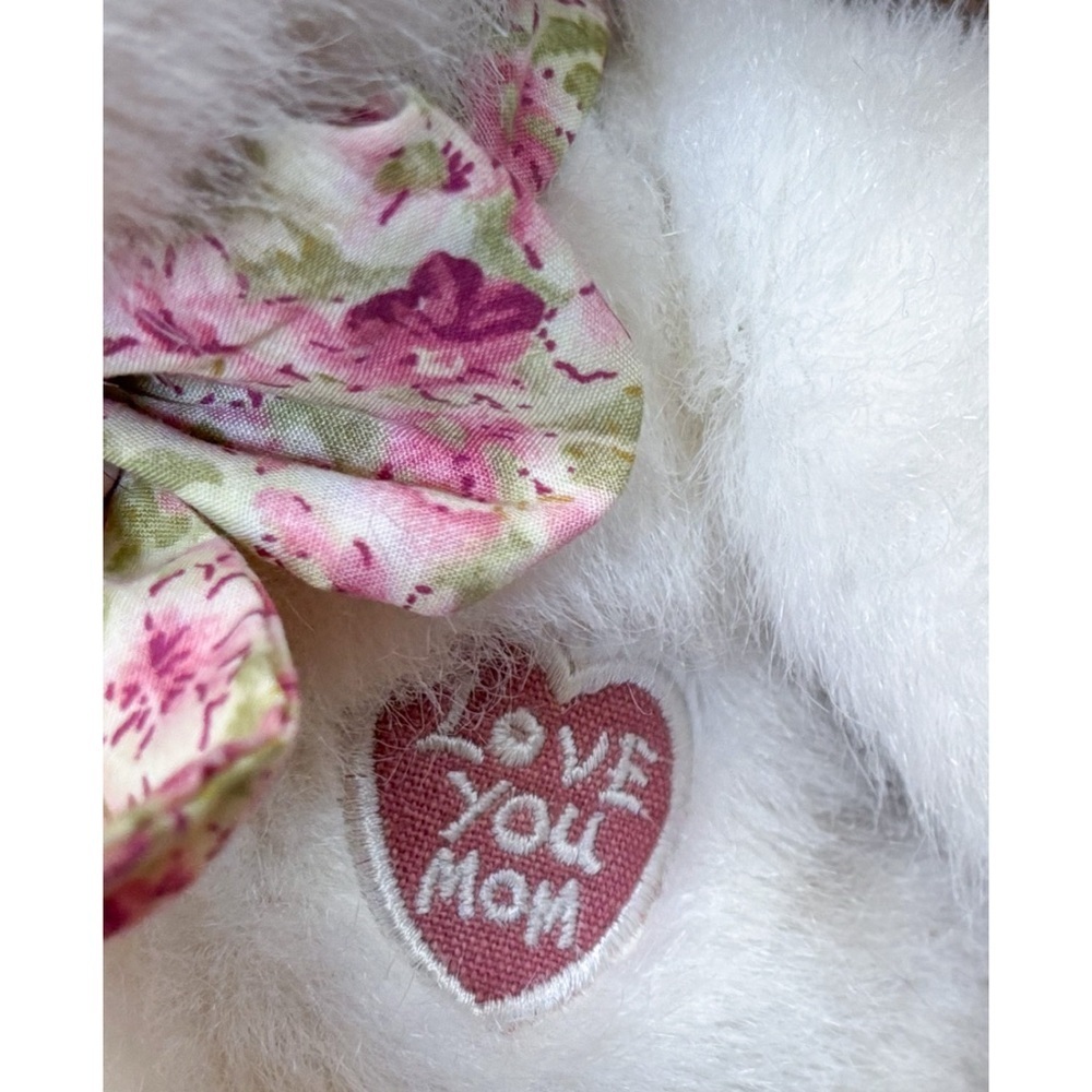 Boyds Teddy Bear Jennifer Bearringer Love You Mom Floral Bow Grandmacore READ - Picture 2 of 6